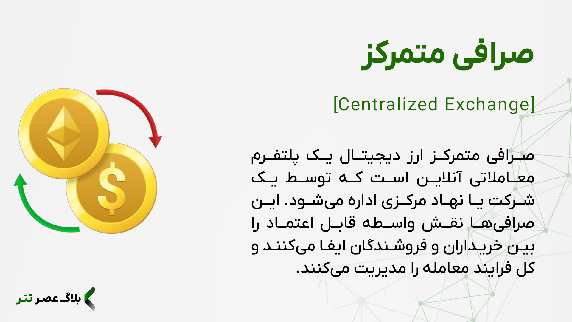 صرافی متمرکز ارز دیجیتال چیست